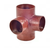 Крестовина чугун SML Ду 125х100х100х88гр 2-х плоскостная б/растр SGACX