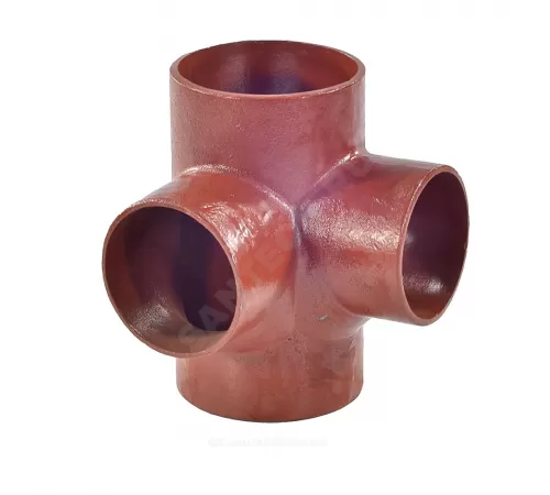 Крестовина чугун SML Ду 100х100х100х88гр 2-х плоскостная б/растр SGACX