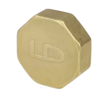 Заглушка латунь Ду 20 (3/4") ВР LD LD.65.504.20