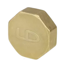 Заглушка латунь Ду 15 (1/2") ВР LD LD.65.504.15