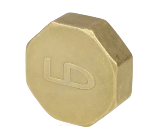 Заглушка латунь Ду 20 (3/4") ВР LD LD.65.504.20