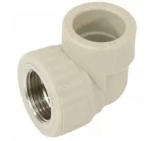 Угольник PP-R комбинированный серый Дн 32х3/4" ВР VALFEX 10125132Г