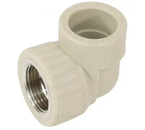 Угольник PP-R комбинированный серый Дн 32х3/4" ВР VALFEX 10125132Г