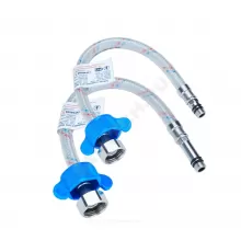 Подводка гибкая для смесителя нейлоновая оплетка М10-1/2" г-ш L=0.3м пара (пакет) Центр Сантехники (Подольск) ГП002025