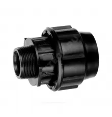 Муфта компрессионная ПЭ Дн 75х2 1/2" НР 1000281