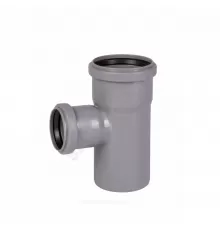 Тройник PP-H переходной серая HT HTEA Дн 75х50х87гр б/нап в/к Ostendorf 113410
