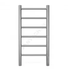 Полотенцесушитель электрический нерж сталь Лесенка 132 Вт 300х650мм 6П со встроенным диммером справа Аврора Терминус 4670078541826