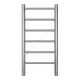 Полотенцесушитель электрический нерж сталь Лесенка 132 Вт 300х650мм 6П со встроенным диммером справа Аврора Терминус 4670078541826