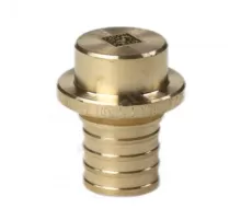 Заглушка для PE-X труб аксиальная латунь Дн 20 MX Рехау 11093881001