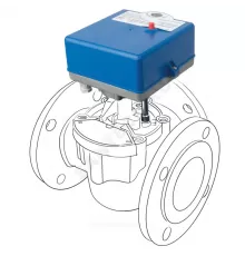Электропривод 3-х позиционный M1000 230В для клапанов 1000 Ду65-125 90° 125сек MUT 0-11-0098
