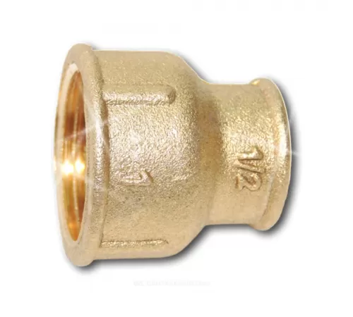 Муфта латунь переходная Ду 25х20 (1"х3/4") ВР/ВР Цветлит ZW50050