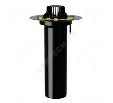 Воронка кровельная VMO с вертикальным выпуском PP Дн 160 с листвоуловителем, обжимным фланцем, электрообогревом Fachmann 01.094