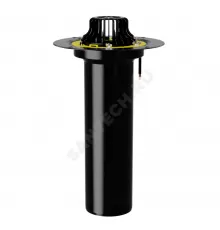 Воронка кровельная VMO с вертикальным выпуском PP Дн 160 с листвоуловителем, обжимным фланцем, электрообогревом Fachmann 01.094