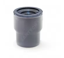 Переход PP-H на чугун серый Дн 50х75 б/нап с манжетой RTP (РосТурПласт) 36641