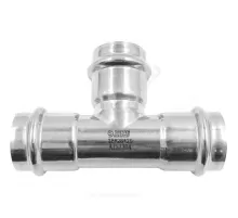 Тройник сталь нерж AISI 304 Дн 28 пресс SantechSystems