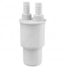 Муфта PP-H переходная белая HT Дн 50х40 б/нап резьба 1/2"НР , штуцер 14мм Alca Plast AKS6