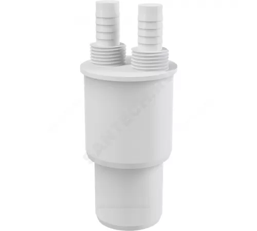 Муфта PP-H переходная белая HT Дн 50х40 б/нап резьба 1/2"НР , штуцер 14мм Alca Plast AKS6