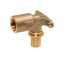 Водорозетка для PE-X труб аксиальная латунь Дн 16х1/2" ВР MX Рехау 11096761001