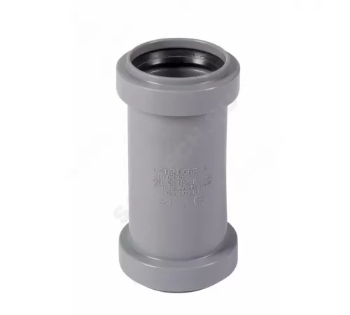 Муфта PP-H ремонтная серая HT HTU Дн 40 б/нап в/к Ostendorf 111500