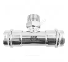 Тройник сталь нерж AISI 304 Дн 54х1 1/4"х54 пресс/НР SantechSystems