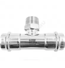 Тройник сталь нерж AISI 304 Дн 18х3/4"х18 пресс/НР SantechSystems