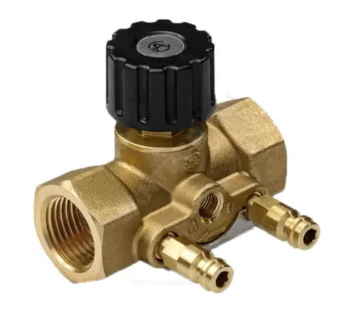 Клапан-партнер балансировочный ручной латунь 2012 Ду 50 G2" Ру16 Тмакс=120 оС ВР Kvs=16м3/ч с измерительными ниппелями для автоматических клапанов EURO Aquasfera 2012-06