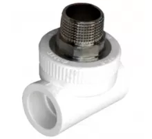 Тройник PP-R комбинированный под ключ белый Дн 40х1 1/4" НР RTP (РосТурПласт) 10760