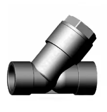 Клапан ПВХ обратный Дн 75 Ру10 под клеевое соединение Агригазполимер 206-070