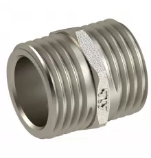 Ниппель латунь никель Ду 40 (1 1/2") НР RTP (РосТурПласт) 29282