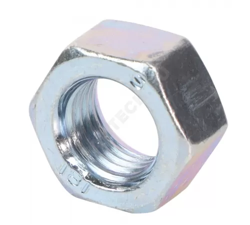 Гайка стальная оц М18 к.п. 5 шестигранная вес DIN 934 (5915/5927)